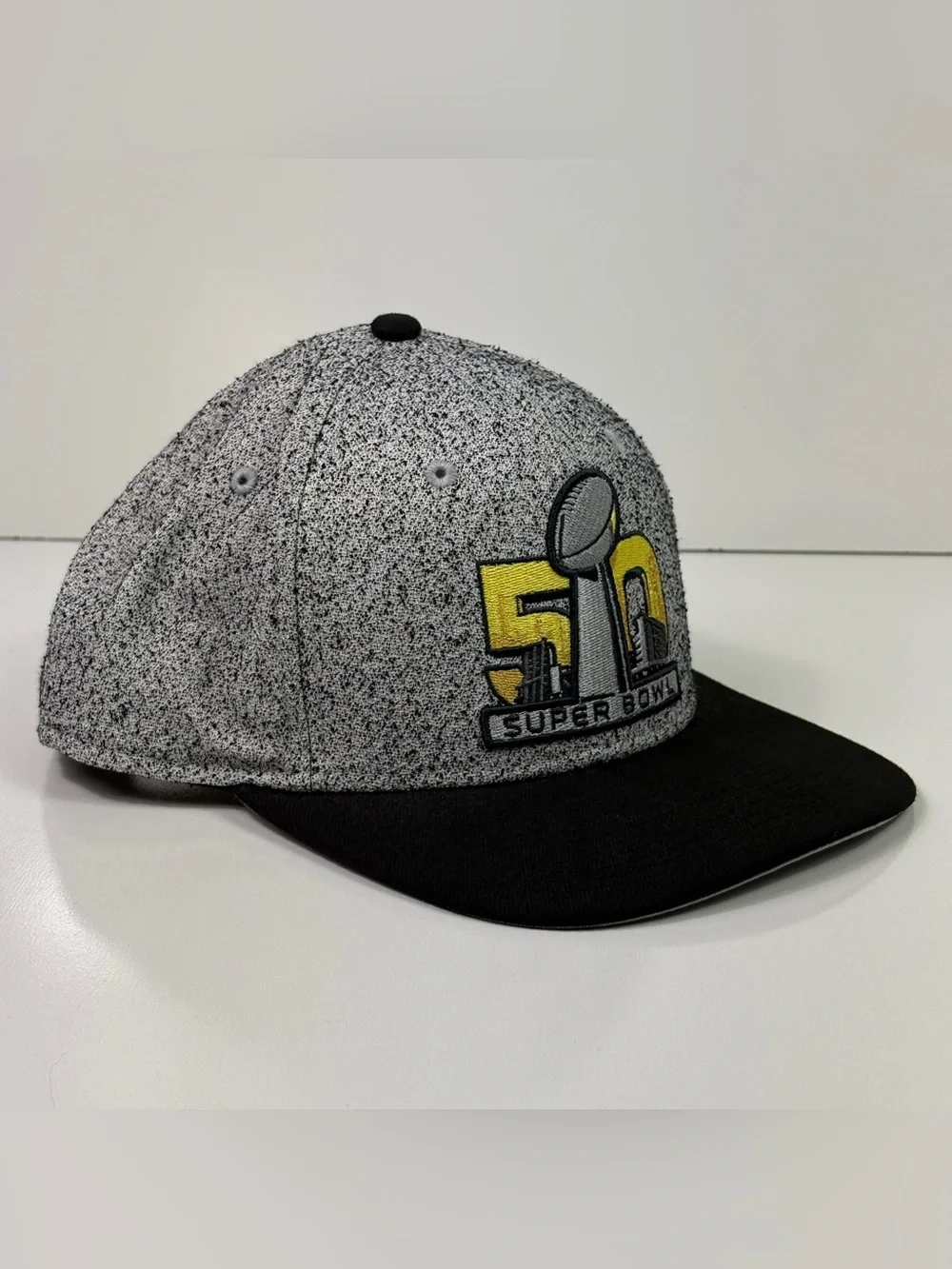 Super Bowl 50 Hat New Era 9FIFTY Snapback Men's OSFA Gray Black NFL Broncos